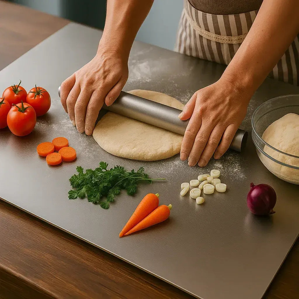 Stainless Steel Chopping Board (35x31cm)