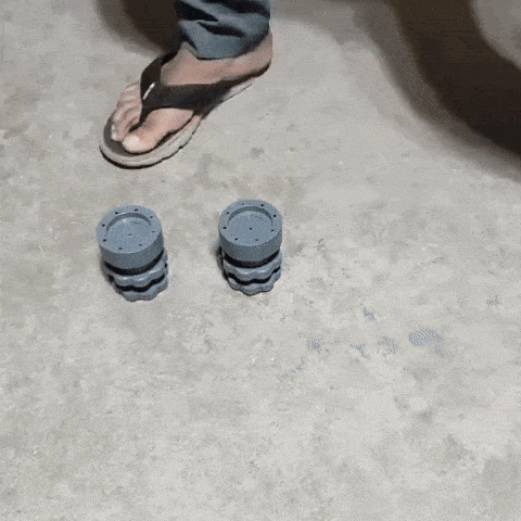 VibroShield™ | Anti Vibration Pads for Washing Machine & Refrigerator (4 Pcs Set)