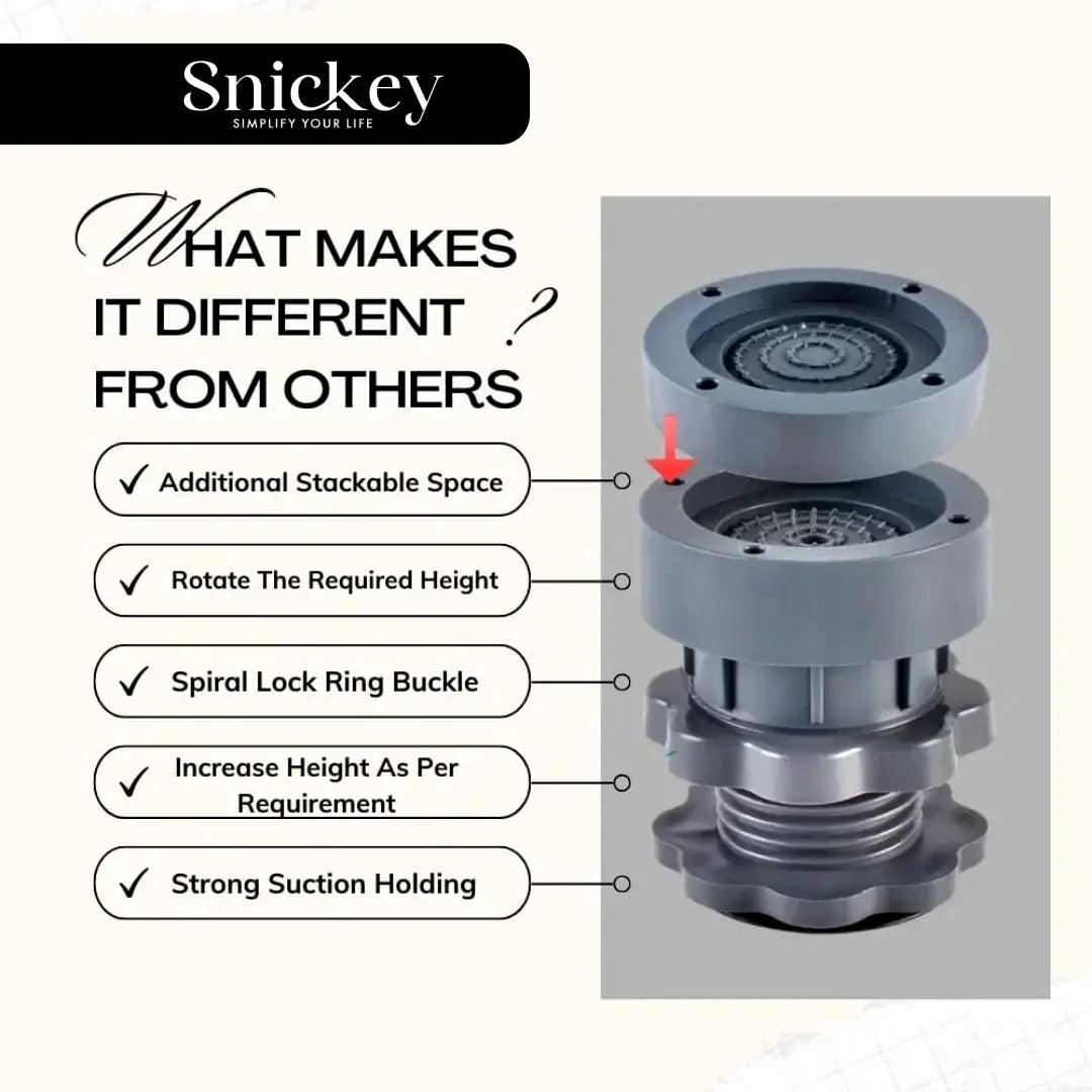 VibroShield™ | Anti Vibration Pads for Washing Machine & Refrigerator (4 Pcs Set)